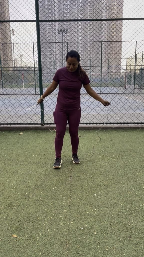Athletes during the warm-up phase of a Corporate Warrior session at VHR Sports