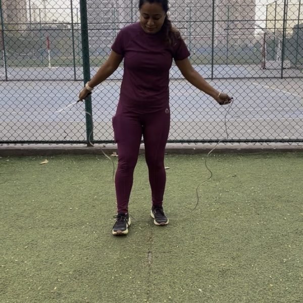 Athletes during the warm-up phase of a Corporate Warrior session at VHR Sports