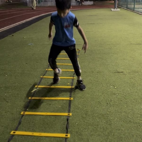 Athletes during the main workout phase of a Elite Junior Athletes session at VHR Sports