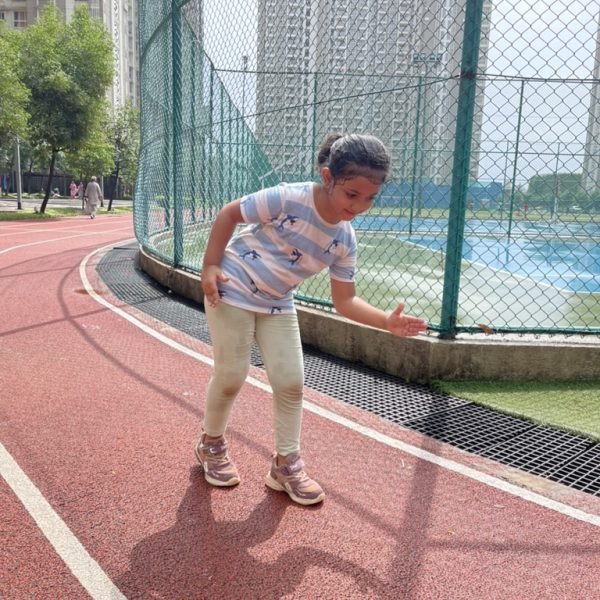 Athletes during the main workout phase of a Little Champions session at VHR Sports