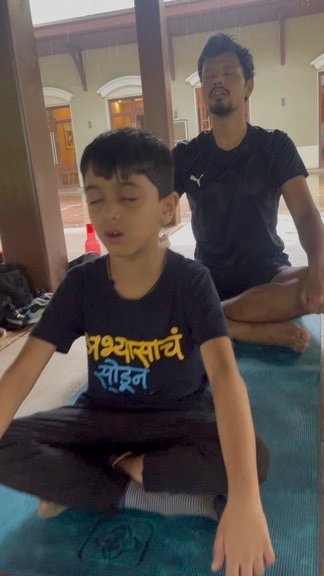 Athletes during the the work — meditation phase of a Mind Athlete session at VHR Sports