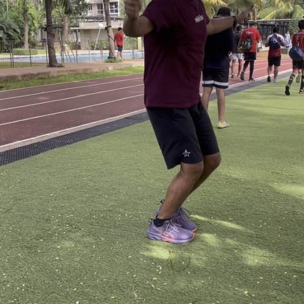 Athletes during the warm-up & mobility phase of a Marathon Ready session at VHR Sports