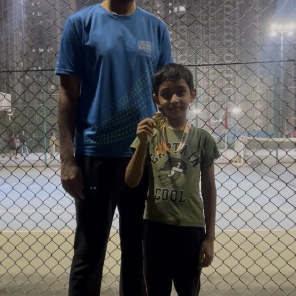 Young VHR Sports athlete with competition medals