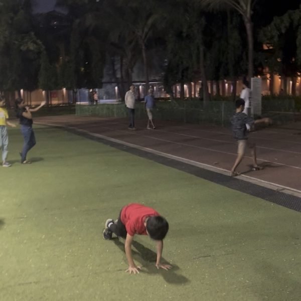 Athletes during the coaching & form phase of a Performance Plus session at VHR Sports