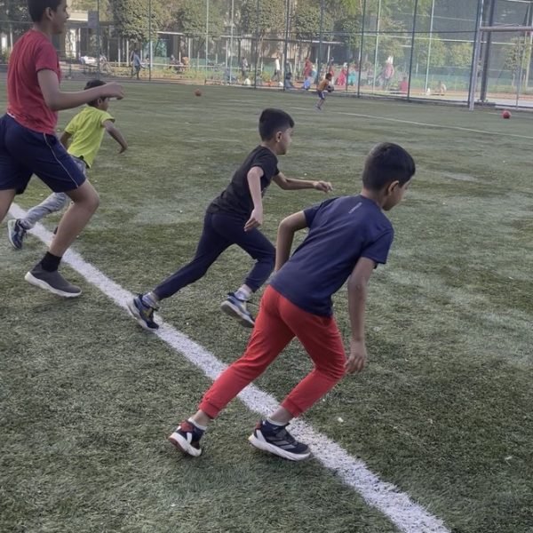Athletes during the warm-up phase of a Performance Plus session at VHR Sports