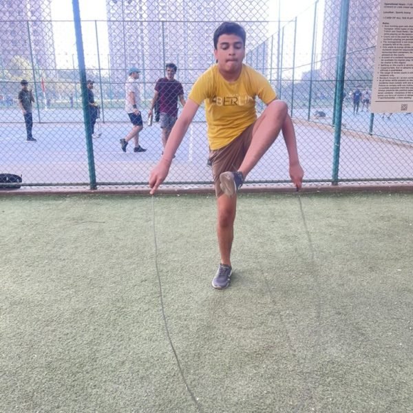 Young athlete skipping rope during conditioning at VHR Sports