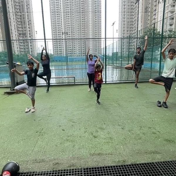 Balance and concentration yoga work at VHR Sports